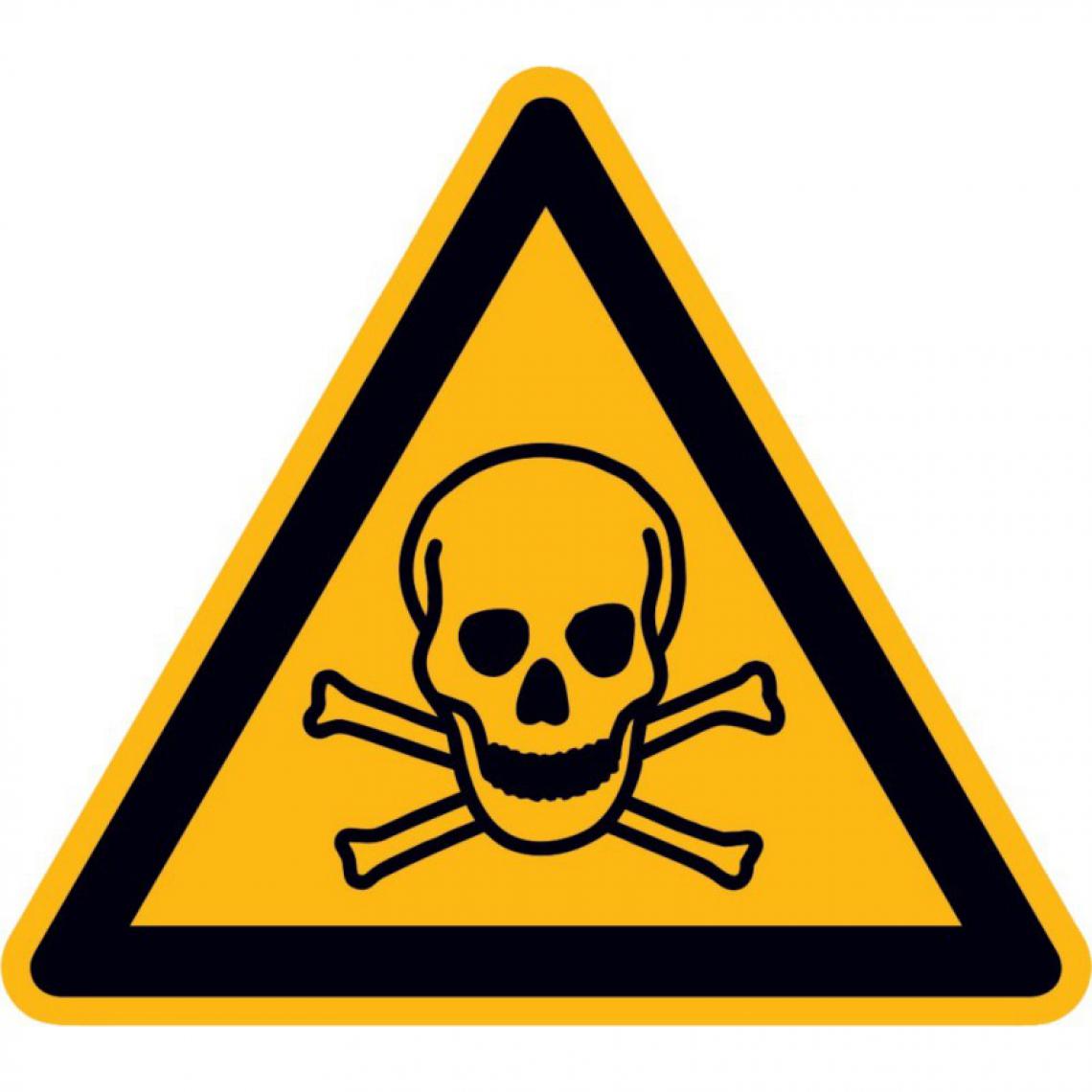 marque generique - Panneau d'avertissement Alu 200 mm Toxique - Extincteur & signalétique