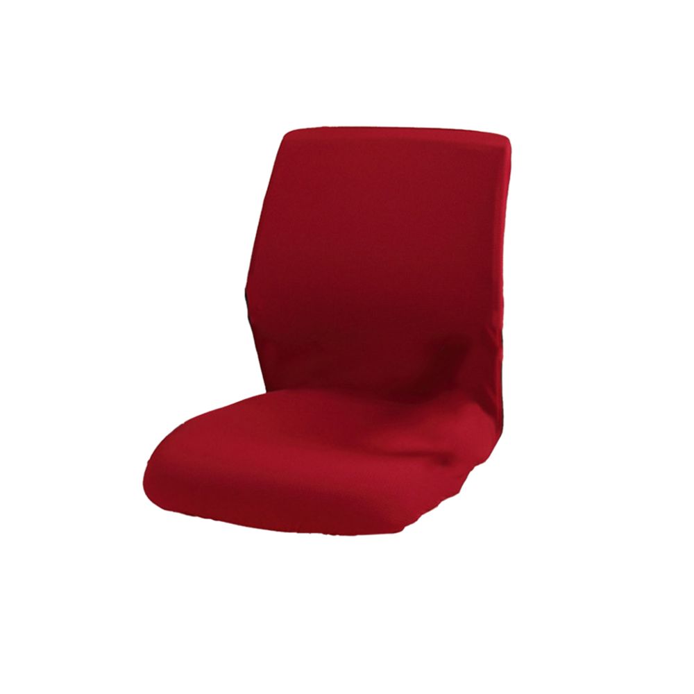 marque generique - bureau à domicile élastique chaise pivotante couverture élastique housse protecteur rouge - Tiroir coulissant