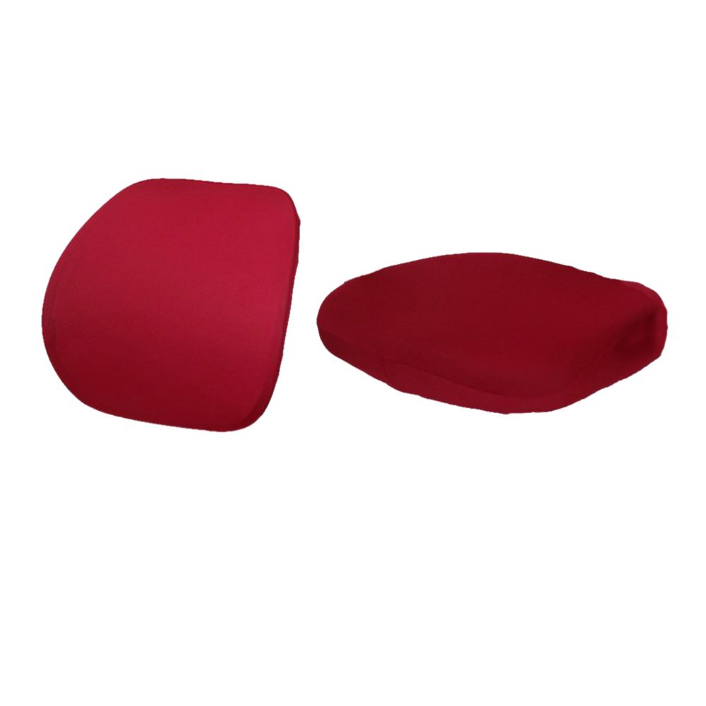 marque generique - chaise de bureau ordinateur moderne couverture polyester tissu élastique amovible rouge - Tiroir coulissant