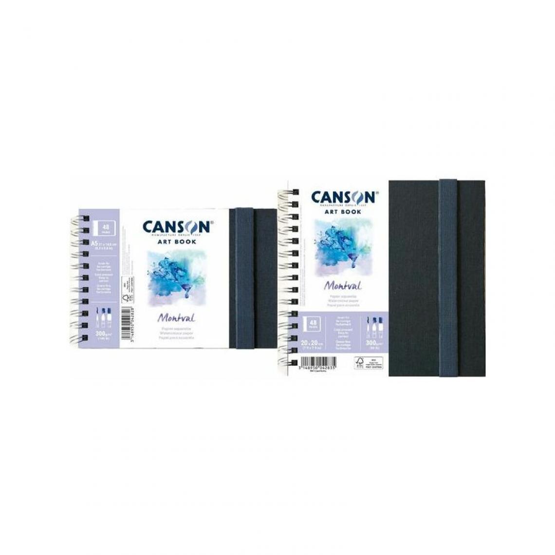 Canson - CANSON Carnet de dessin ART BOOK Montval, A5 () - Outils et accessoires du peintre