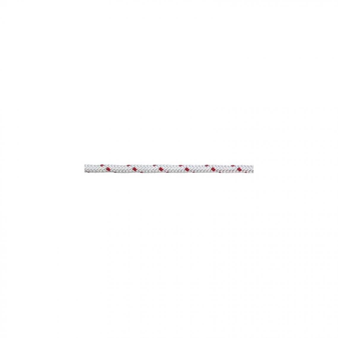 marque generique - Rouleau Corde 6mm blanc-noir - 120m (Par 120) - Corde et sangle