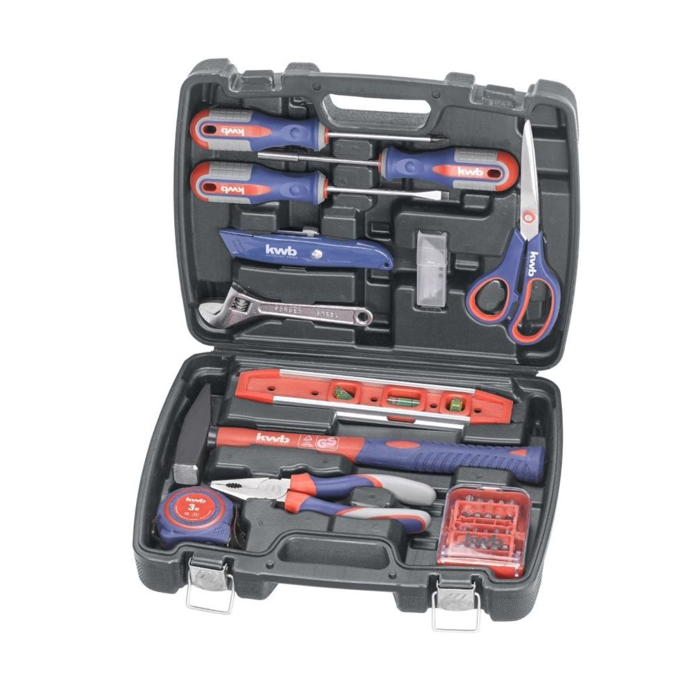 Kwb - Coffret à outils - 40 pièces - Les essentiels - Clés et douilles