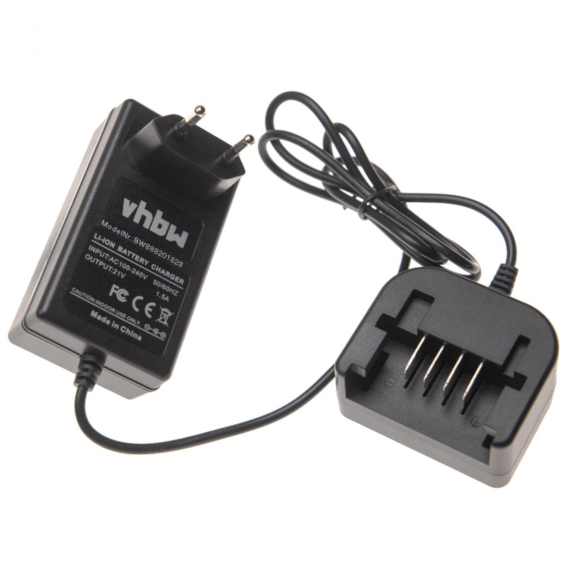 Vhbw - vhbw Chargeur compatible avec Worx WG894E.9, WX026, WX026.9, WX090, WX166, WX166.1, WX166.2, WX166.3, WX166.4 batteries Li-ion d'outils (20V) - Clouterie