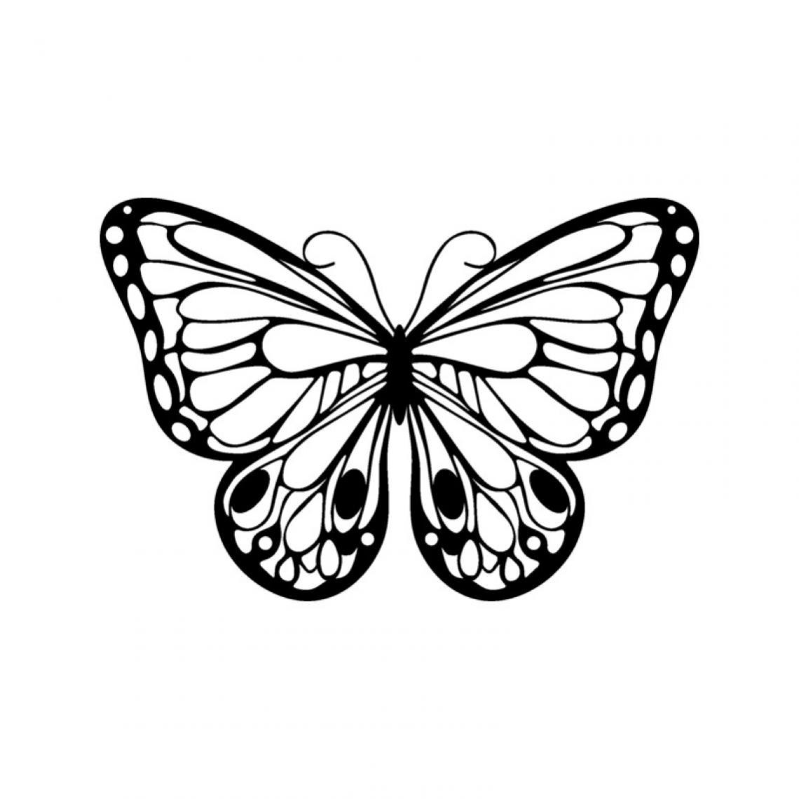Marabu - Marabu Pochoir à motif de silhouette 'Romantic Butterfly' () - Outils et accessoires du peintre