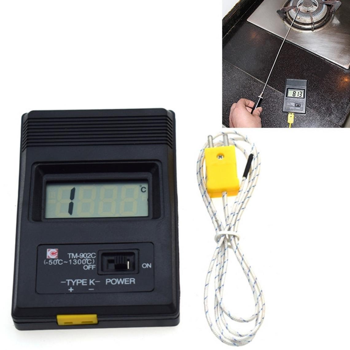 Wewoo - Thermomètre électronique à sonde de mesure haute température TM902C - Mesure électronique
