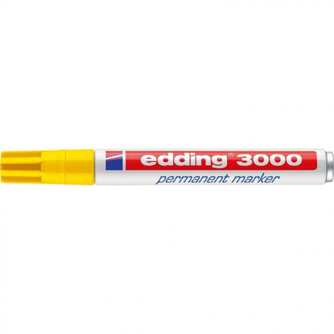 marque generique - Marqueur permanent Nr.3000 jaune Edding - Pointes à tracer, cordeaux, marquage