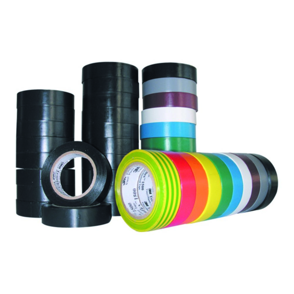 3M - ruban adhésif vinyle - 3m temflex 1500 - multicolore - 15 mm x 10 mètres - 3m 80470 - Colle & adhésif