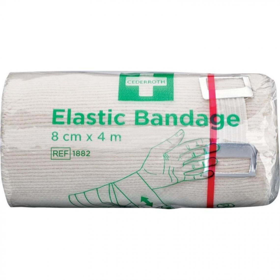 marque generique - Bandage élastique 8cm x 4m avec Clip - Adhésif d'emballage
