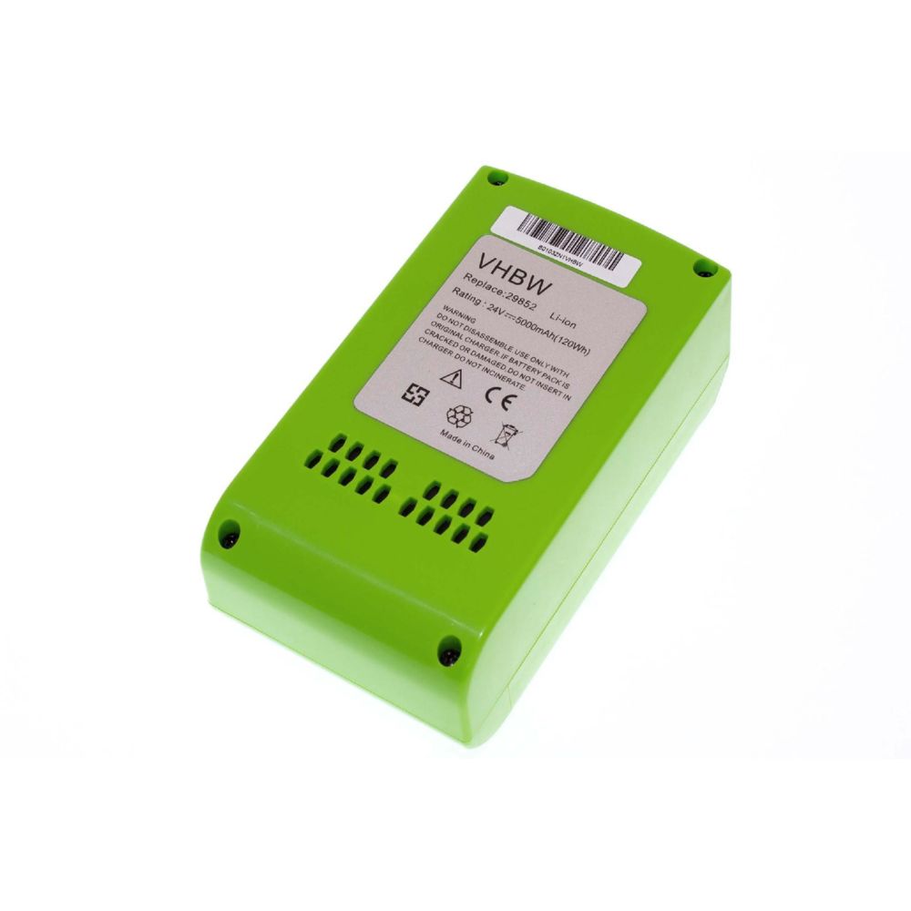 Vhbw - vhbw Li-Ion Batterie 5000mAh (24V) pour outils Greenworks 2200007 Tools 24V comme 29322, 29807. - Clouterie