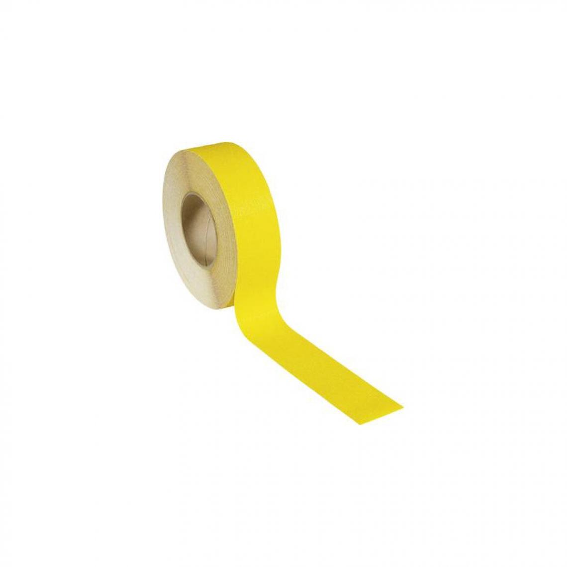 marque generique - Ruban antidérapant jaune néon 50 mm x 18,25 m - Colle & adhésif