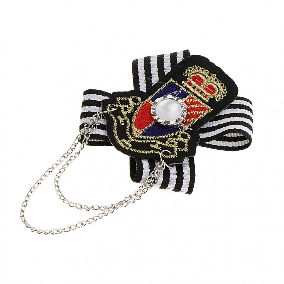 marque generique - Vintage Badge Broche Marine Style Britannique Epingle Bowknot pour Décoration de Vêtement - Broches de maçon