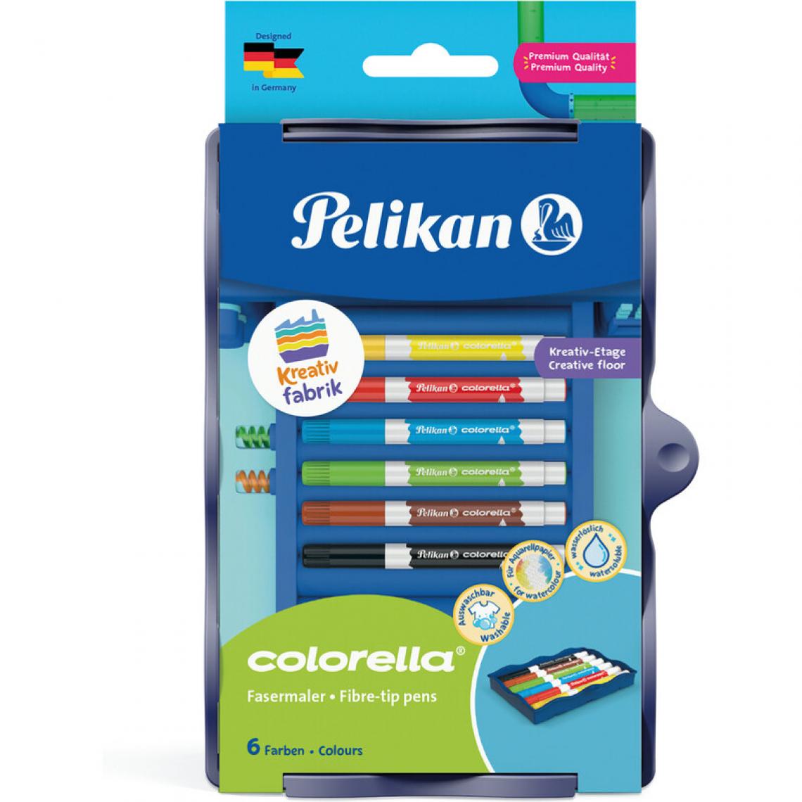 Pelikan - Pelikan Kreativfabrik Feutre de coloriage colorella, x 6 () - Outils et accessoires du peintre