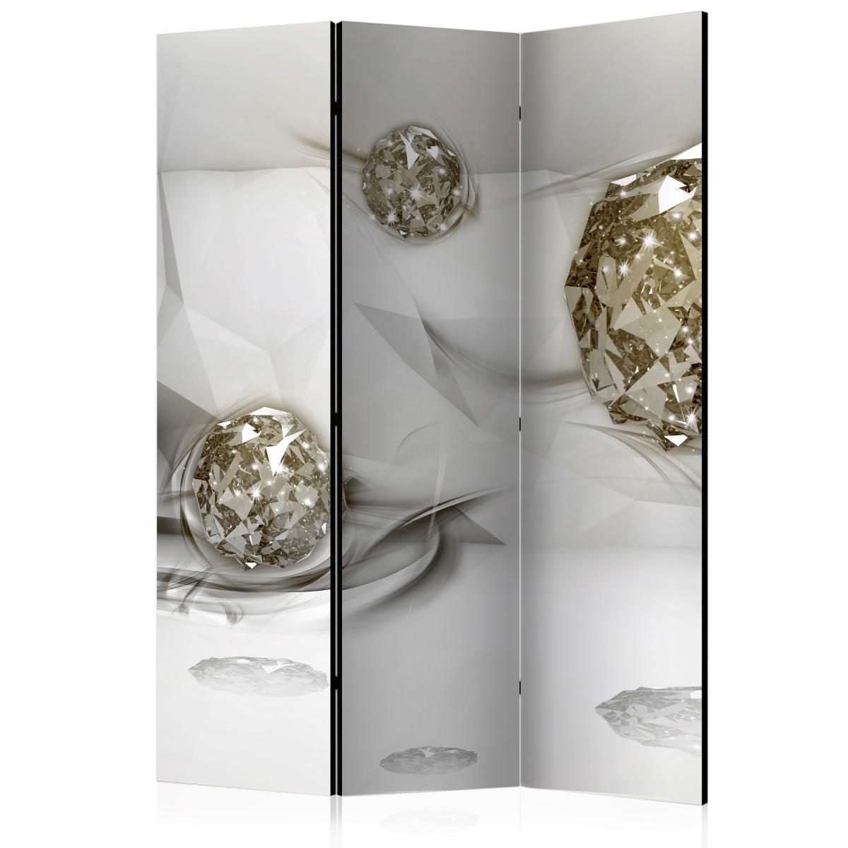 Bimago - Paravent 3 volets - Abstract Diamonds [Room Dividers] - Décoration, image, art | 135x172 cm | - Cloisons