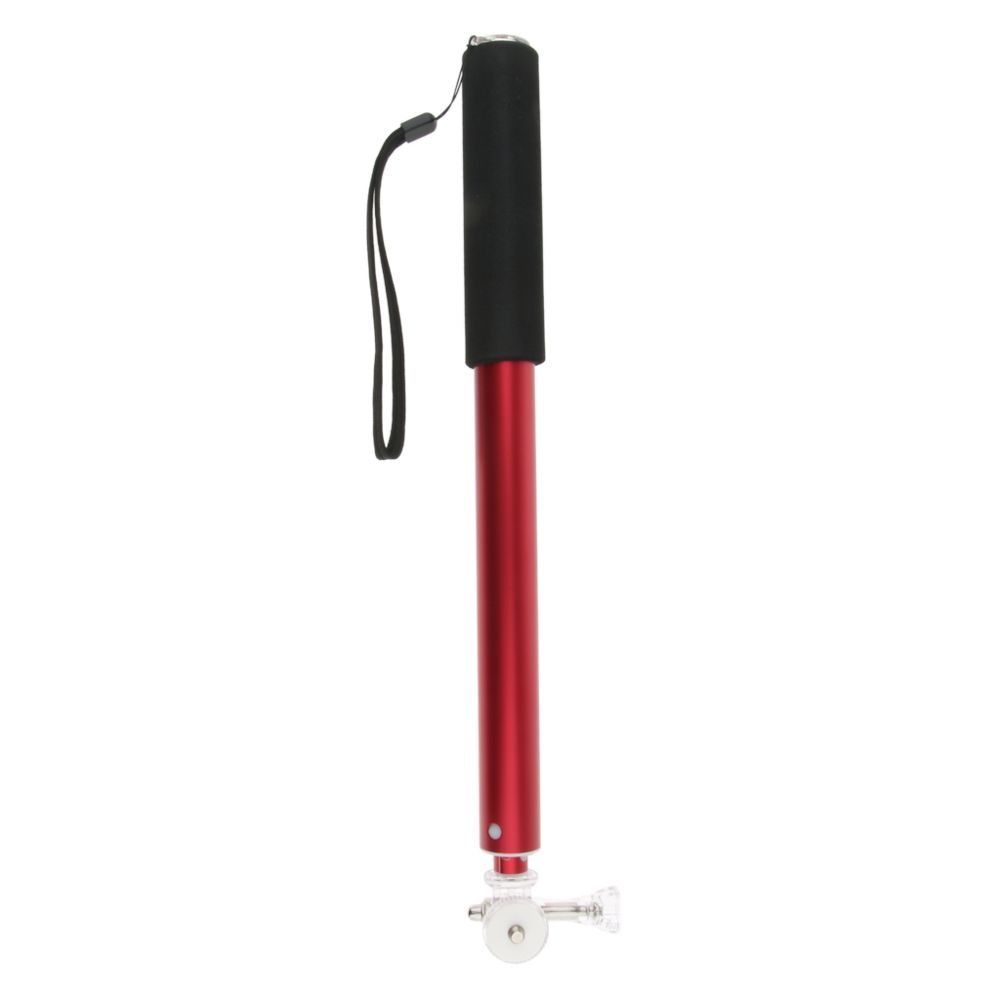 marque generique - Monopode télescopique extensible de bâton pour support de téléphone portable d'appareil-photo rouge - Équerre étagère
