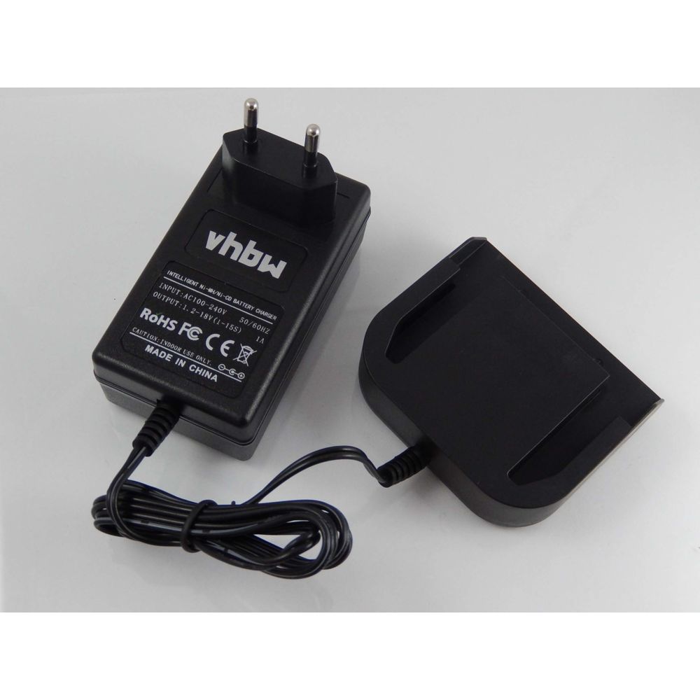 Vhbw - vhbw Alimentation 220V câble chargeur pour outils Würth Master 14.4 V SD-LI14.4V Lithium-Ion, AEG BSB 14G, BS 14 C, BS 14 X, BS14C, BS14X, BSS 14 - Clouterie