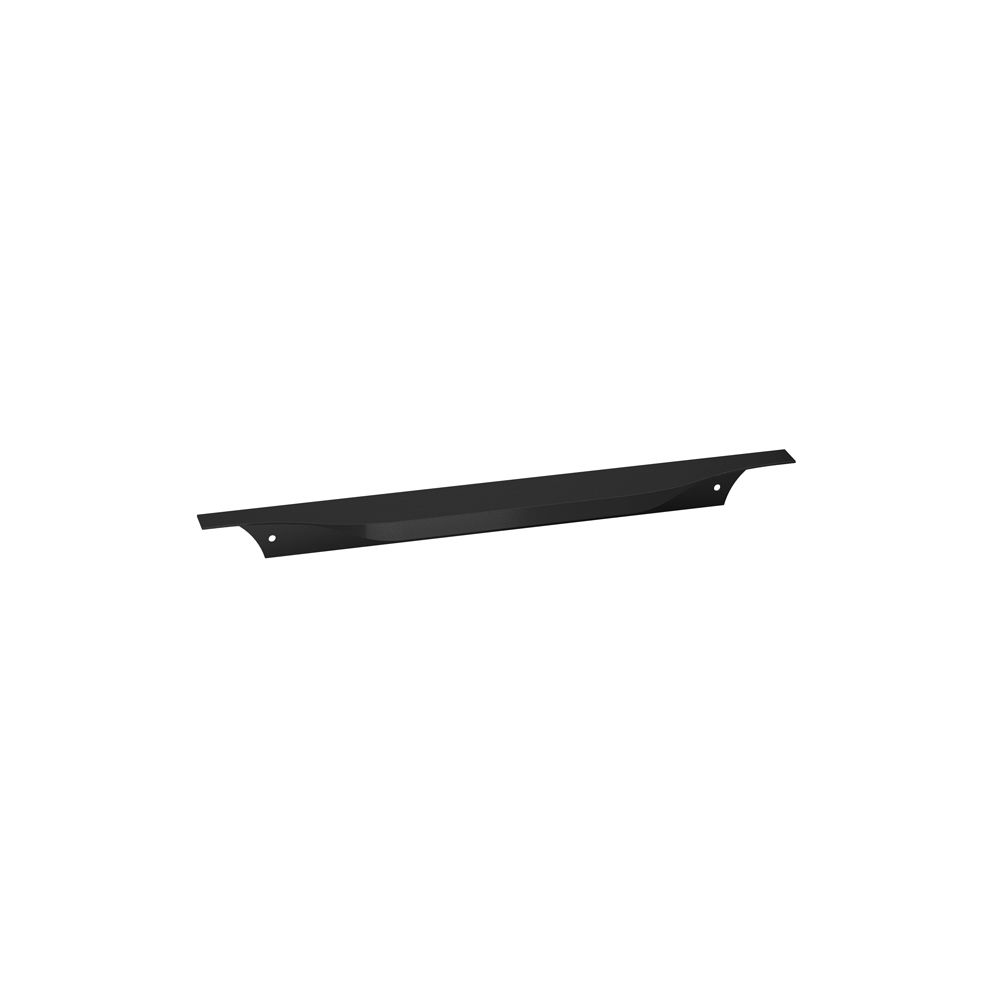 Itar - Poignée de meuble sur chant en aluminium noir - Longueur : 397 mm - ITAR - Poignée de porte