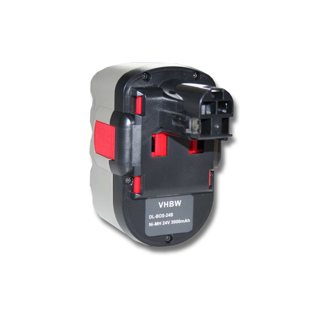 Vhbw - vhbw NiMH batterie 3000mAh (24V) pour outil électrique outil Powertools Tools Bosch 1645B-24, 1645K-24, 1660, 1660K-24, 3452, 3924, 3924-24, 3960 - Clouterie