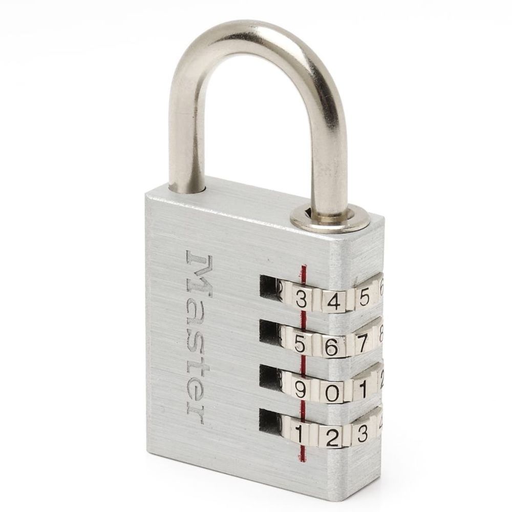 Master Lock - Master Lock Cadenas à combinaison Aluminium 40 mm 7640EURD - Bloque-porte
