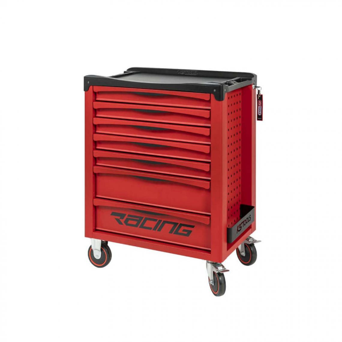Ks Tools - Servante KS TOOLS Racing - Rouge - 7 tiroirs - 855.0007 - Diable, chariot