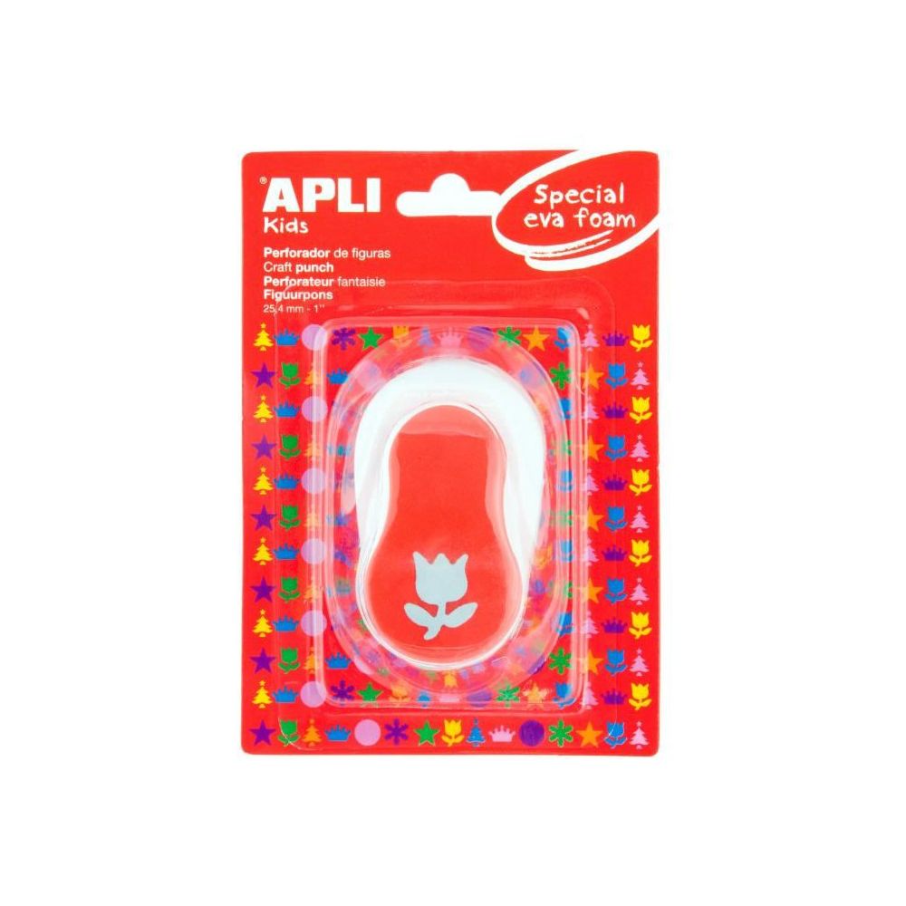 Apli - APPLI Perforatrice Fantaisie pour Mousse - Tulipe - Boîtes à outils