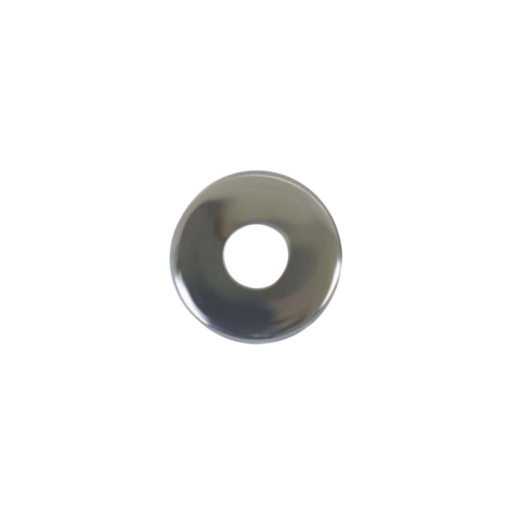 marque generique - Rosaces rondes batteuses diamètre 20 - inox 304 brillant x2 - Poignée de porte