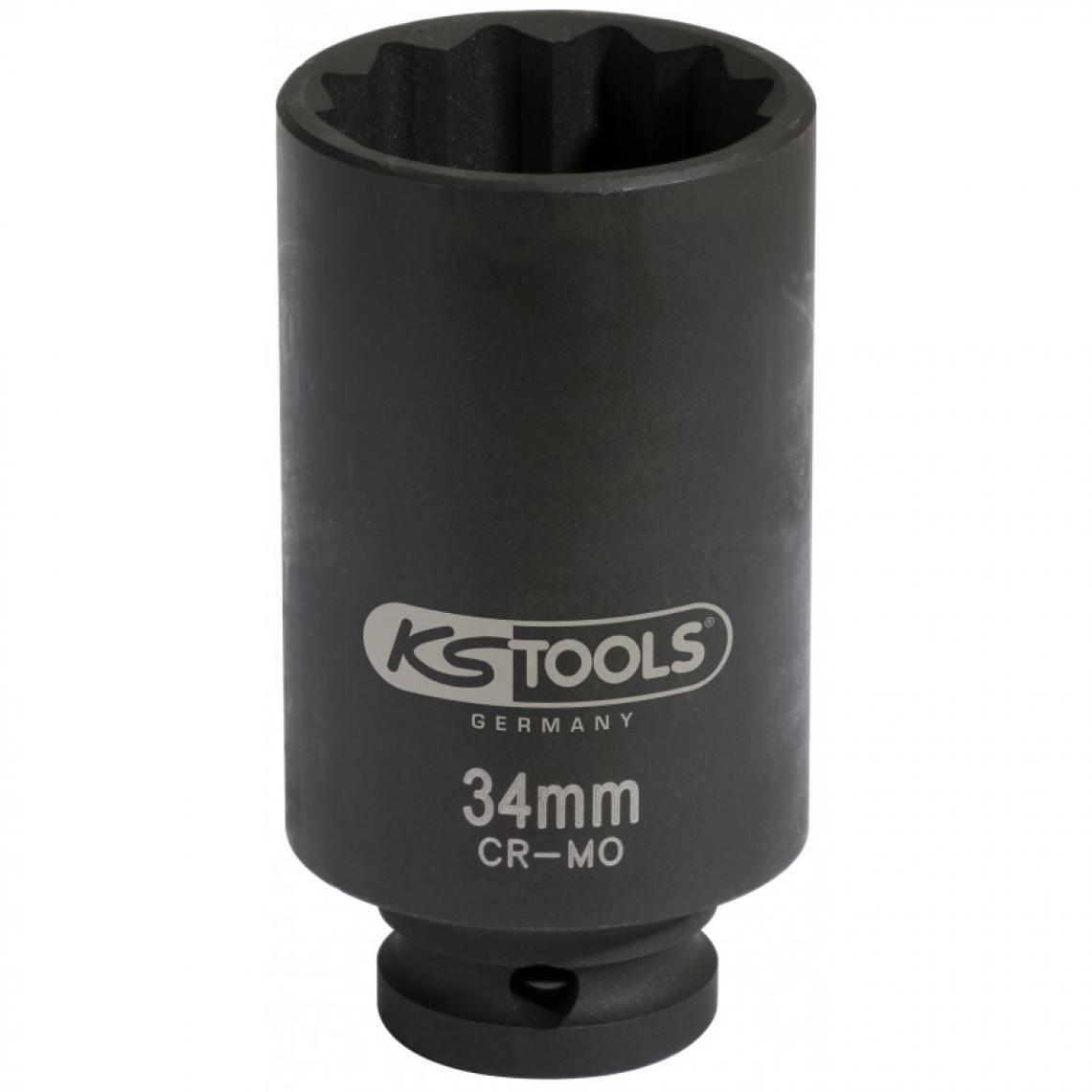 Ks Tools - KS TOOLS 150.1707 Douille à chocs 12 pans 1/2'', 36 mm - Clés et douilles