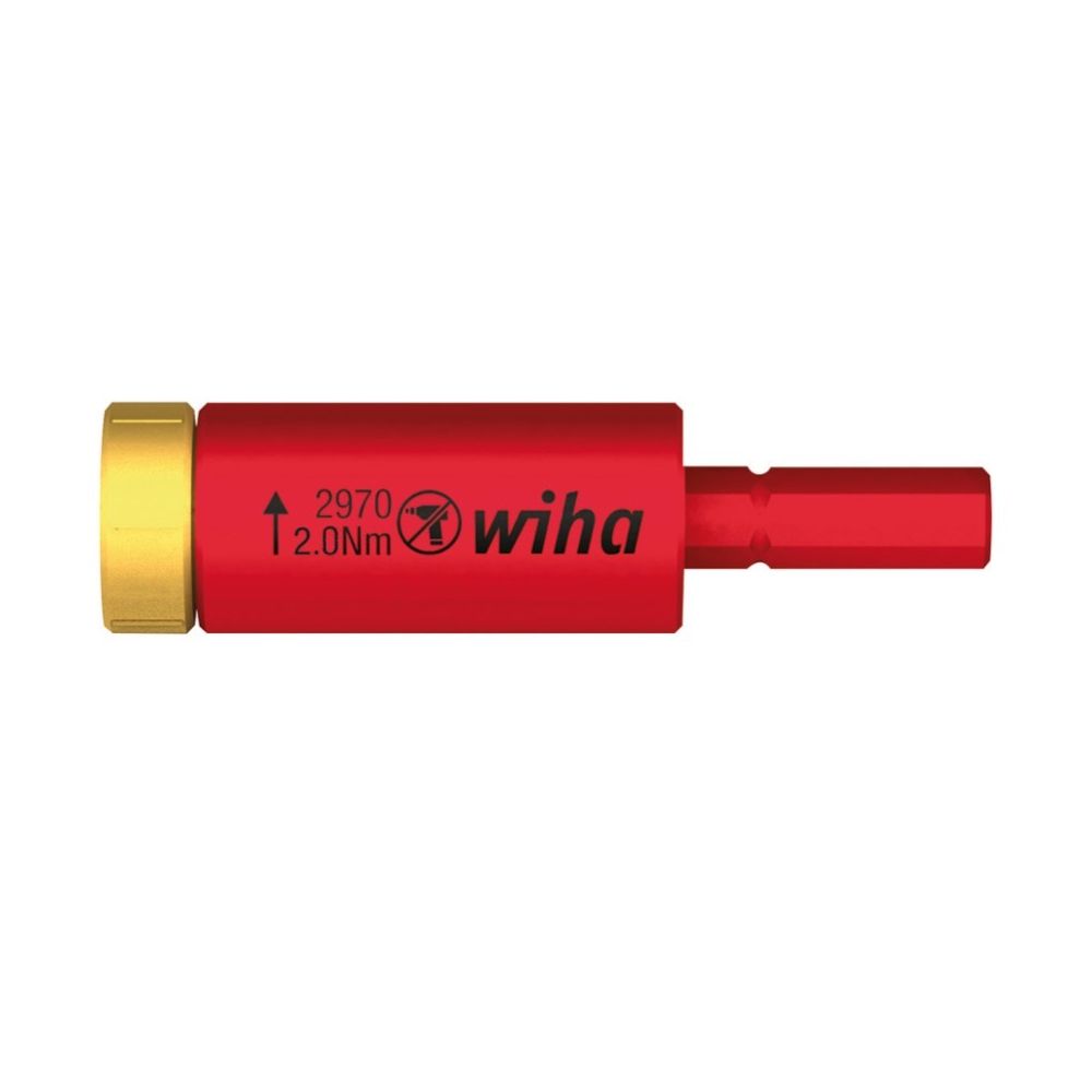 Wiha - Wiha Adaptateur dynamométrique easyTorque électrique pour embouts slimBits et étui slimVario® sous blister ( 41342 ) - Tournevis