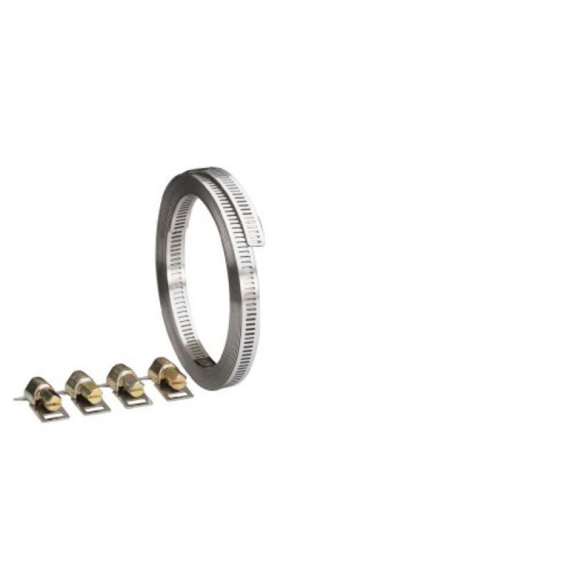 Serflex - Colliers de serrage inox W4 bande ajourée sans fin, largeur 13 mm, longueur 25 - Visserie