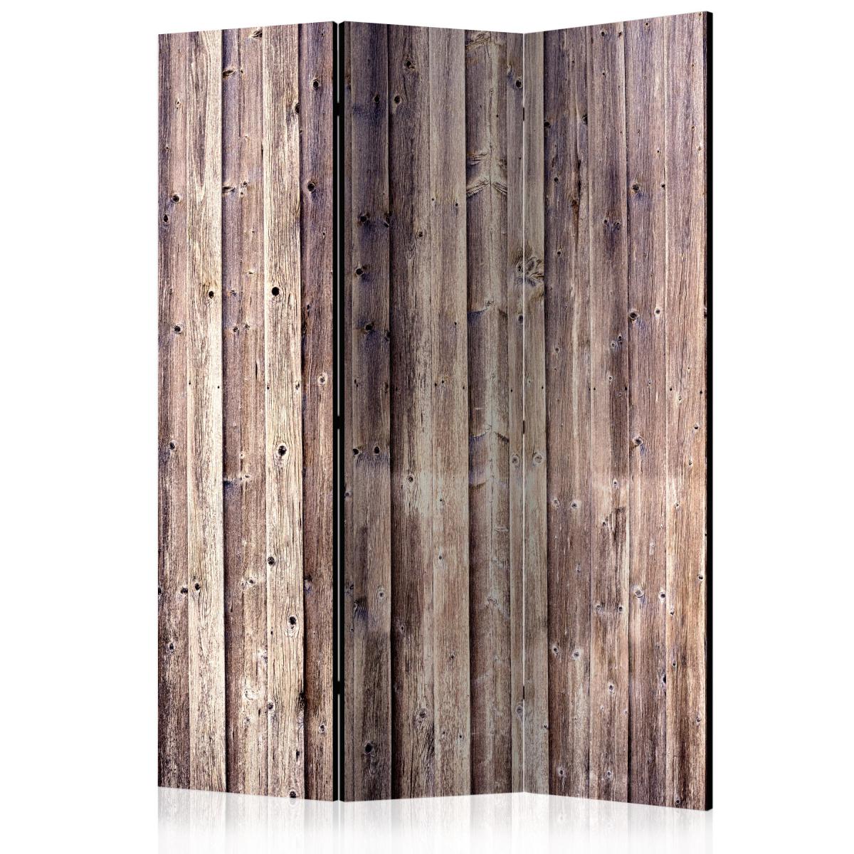 Bimago - Paravent 3 volets - Wooden Charm [Room Dividers] - Décoration, image, art | 135x172 cm | - Cloisons