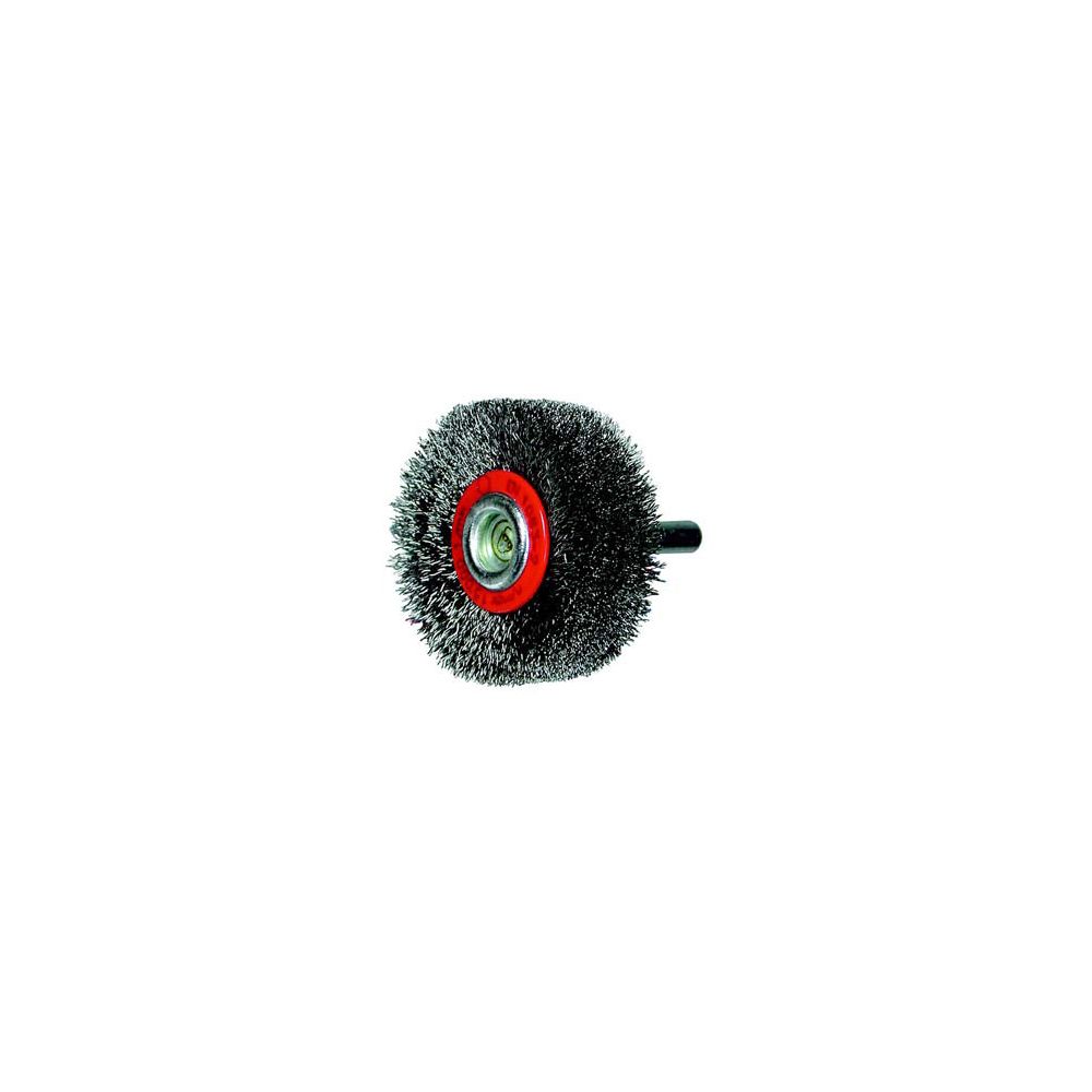 Topcar - Brosse circulaire, fil acier ondulé avec tige de 6 mm 70x12x6 mm OSBORN 0002506161 - Abrasifs et brosses