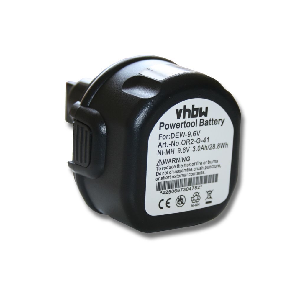 Vhbw - vhbw Batterie compatible avec Black & Decker PS3200, PS3300, PS3350, PS3350K outil électrique (3000mAh NiMH 9,6V) - Clouterie