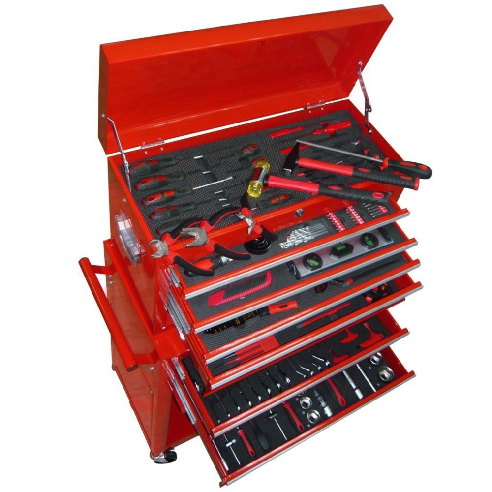 marque generique - Superbe Organisation et rangement d'outils edition Kigali Chariot à outils avec outils 7 couches - Armoires