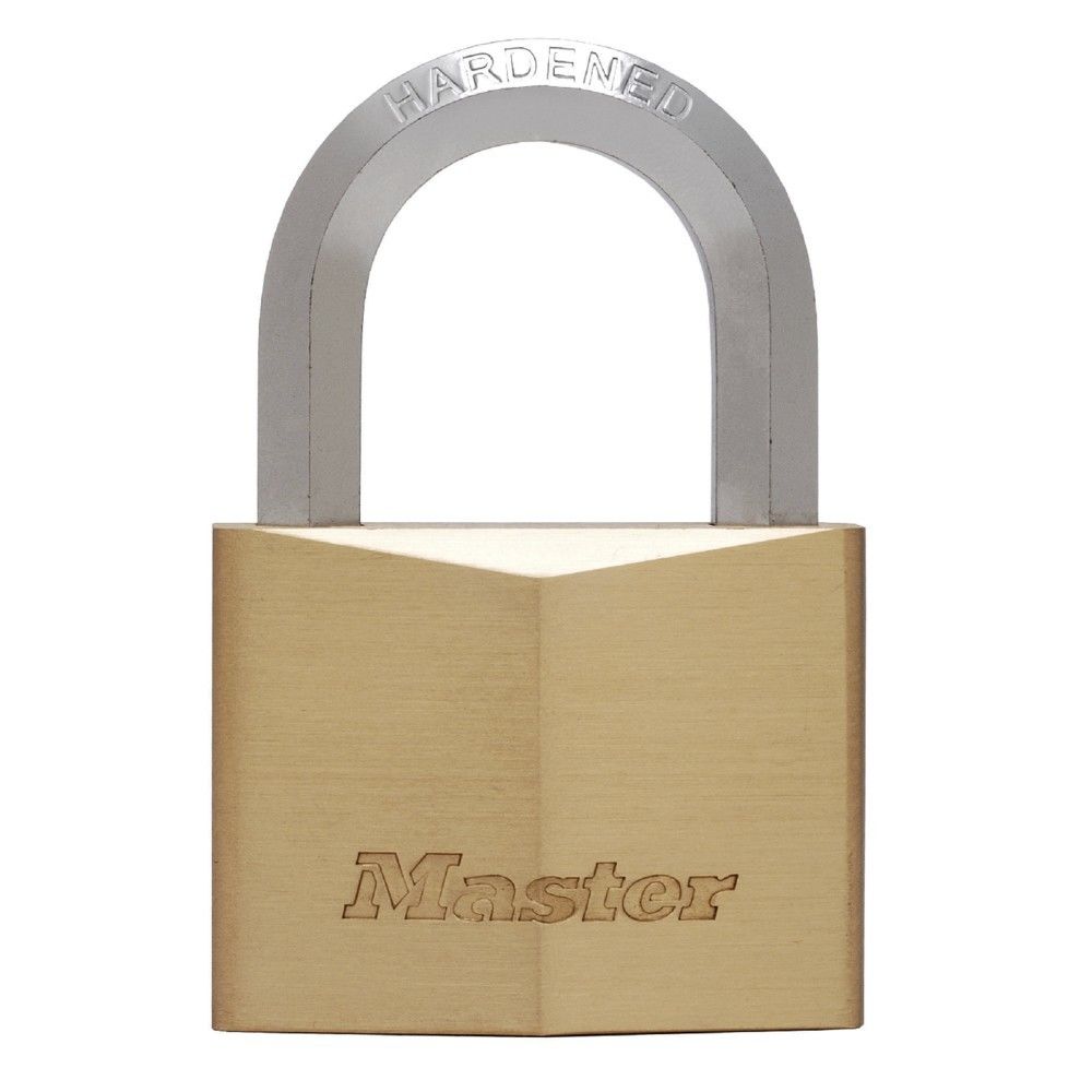 Master Lock - Cadenas MASTER LOCK 60mm laiton anse hexa - Verrou, cadenas, targette