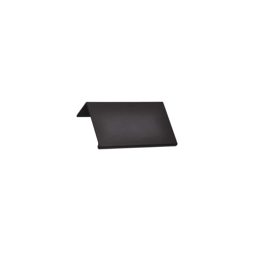 Siro - Poignée pour meuble SIRO Aluminium - 140 x 86 mm - Noir mat - Bloque-porte