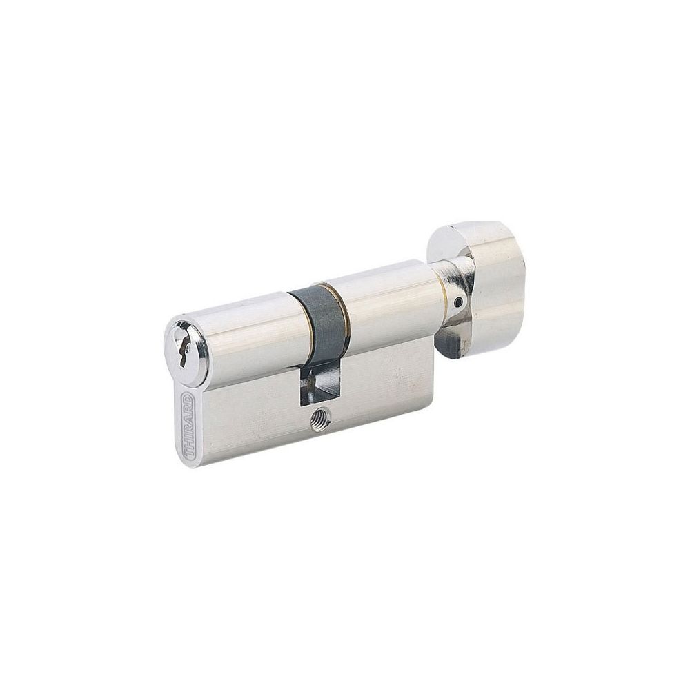 Thirard - Cylindre à bouton économique - Version : S'entrouvrant - Décor : Laiton - THIRARD - Cylindre de porte