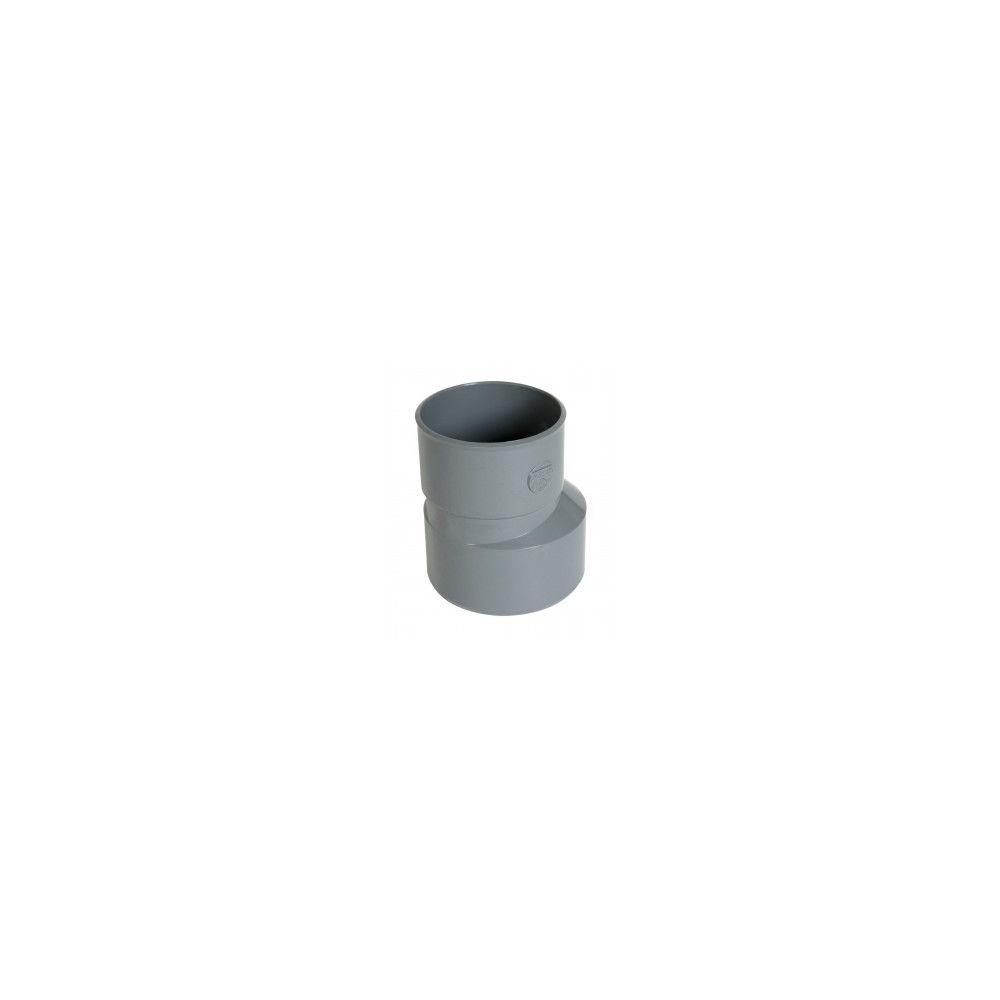 Nicoll - Réduction extérieure excentrée MF PVC pour tube d'évacuation gris - Ø 110/100 mm - Coudes et raccords PVC