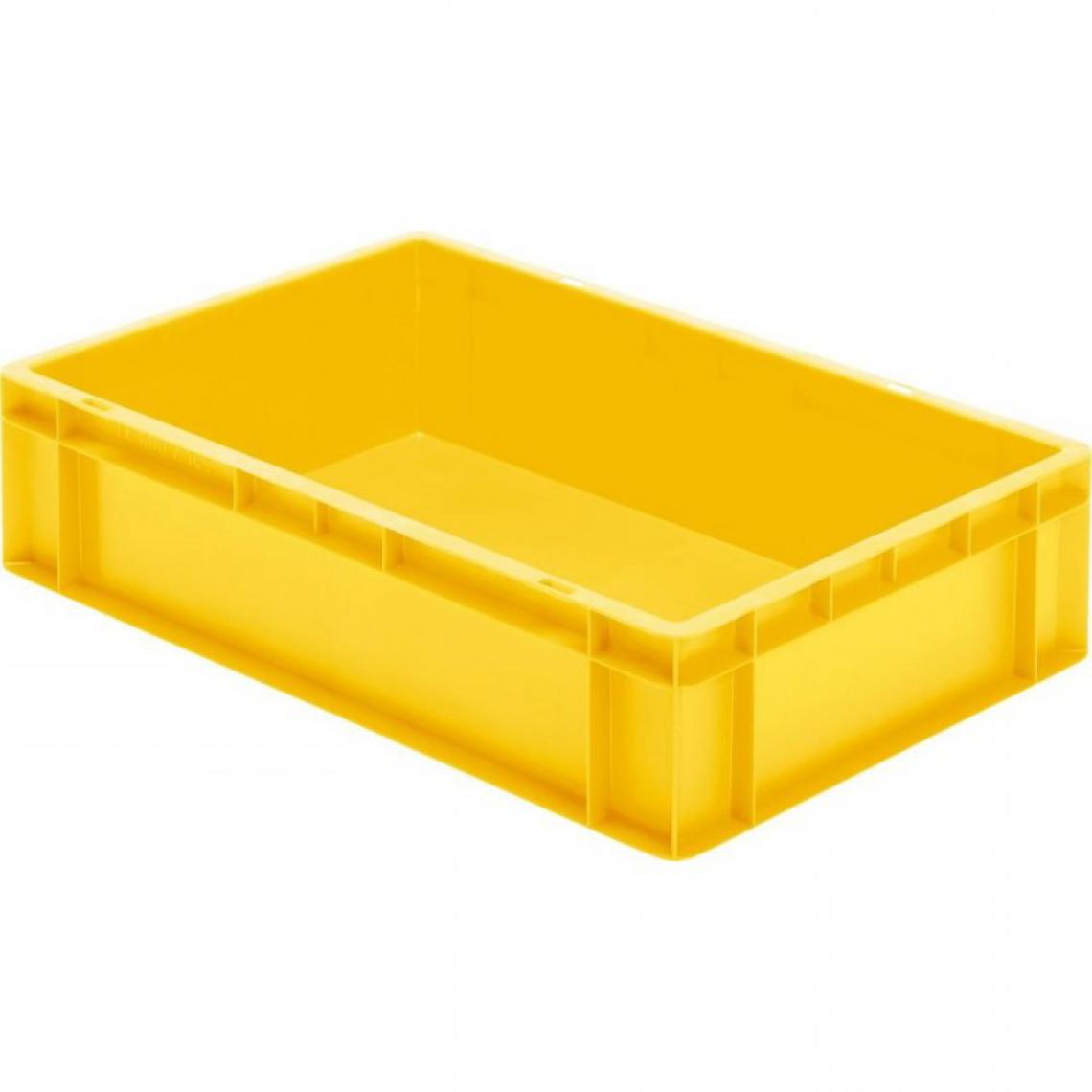 marque generique - Caisse de transport 600x400x145 mm jaune - Coffres