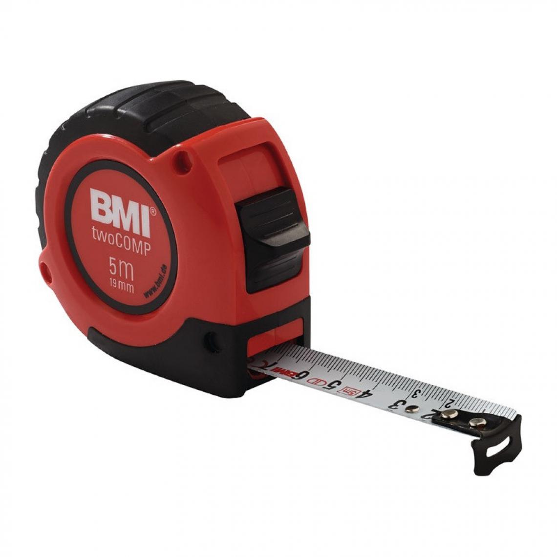 Bmi - Mètre-ruban de poche twoComp longueur 2 m largeur 16 mm mm/cm EG II ABS automatique ABS automatique SB BMI - Mètres