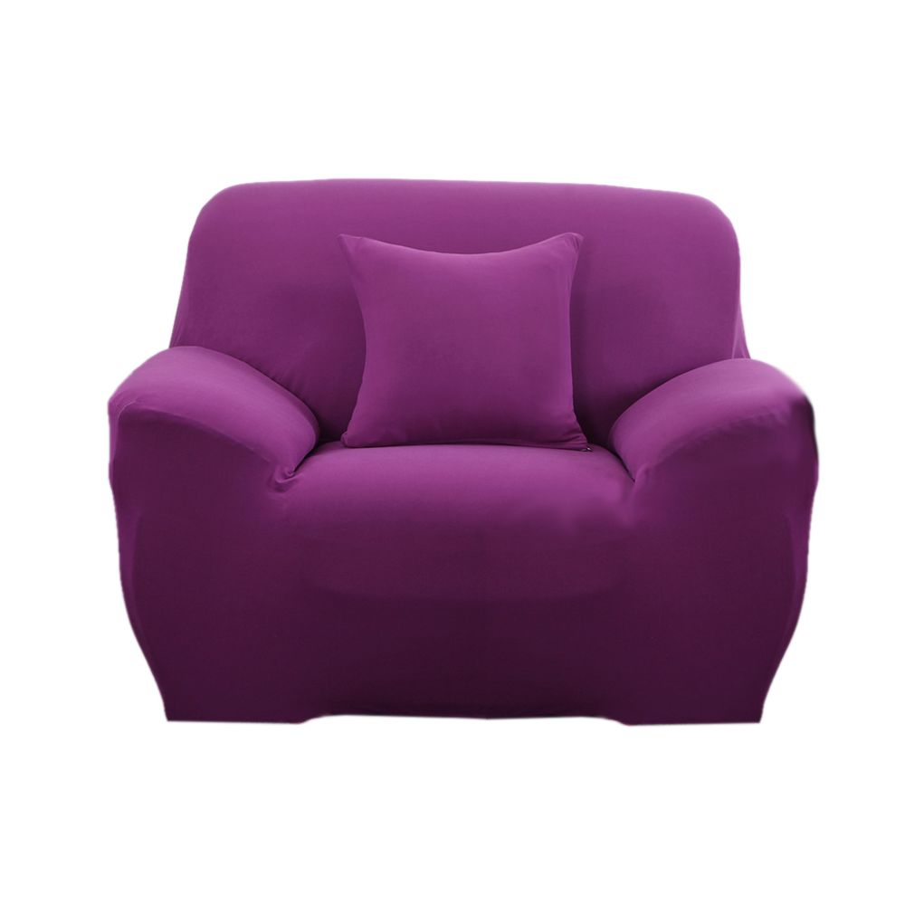 marque generique - Spandex Extensible Sofa Canapé Siège Couverture Slipcover Cas Décor Violet - Tiroir coulissant
