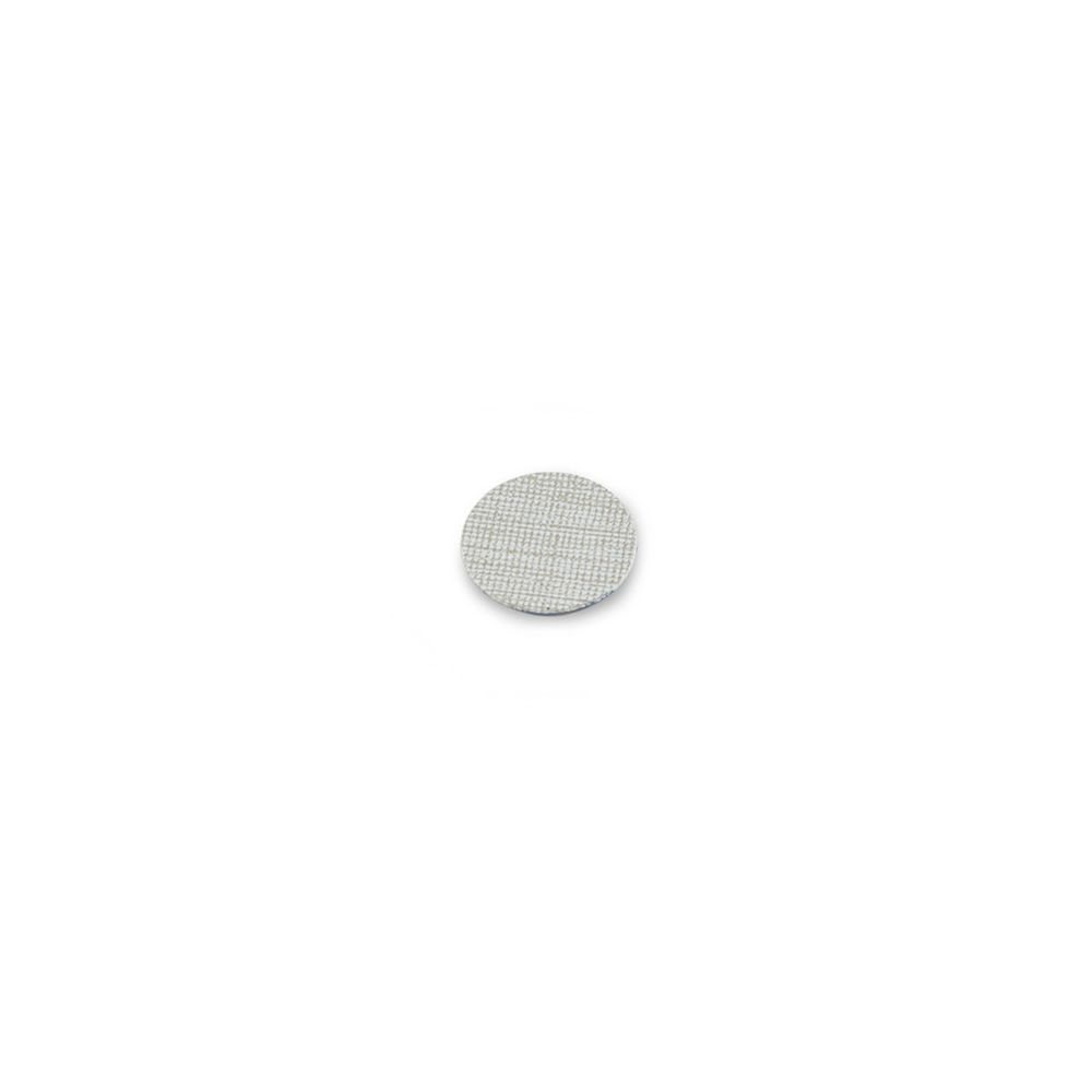 Emuca - Lot de 1000 pastilles adhésives D. 13 mm en finition effet textile gris - 4026327 - Emuca - Visserie