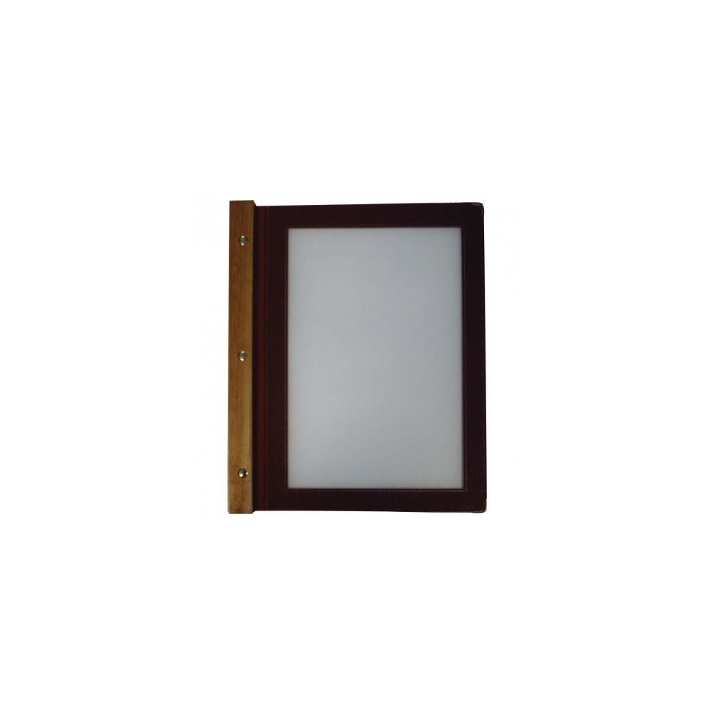 Materiel Chr Pro - Porte-menu A4 cadre en bois vert 320 x 260 x 20 mm - Securit - - Extincteur & signalétique