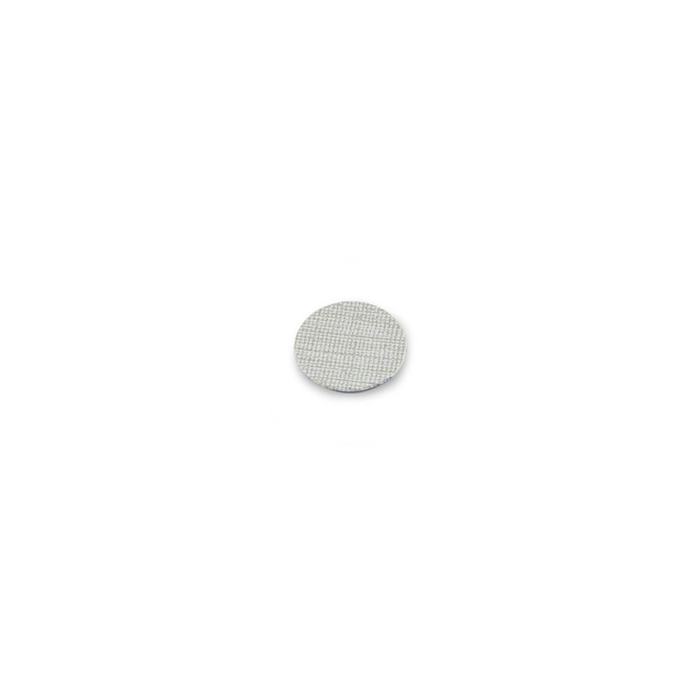 Emuca - Lot de 150 pastilles adhésives D. 20 mm en finition effet textile gris - 4026627 - Emuca - Visserie