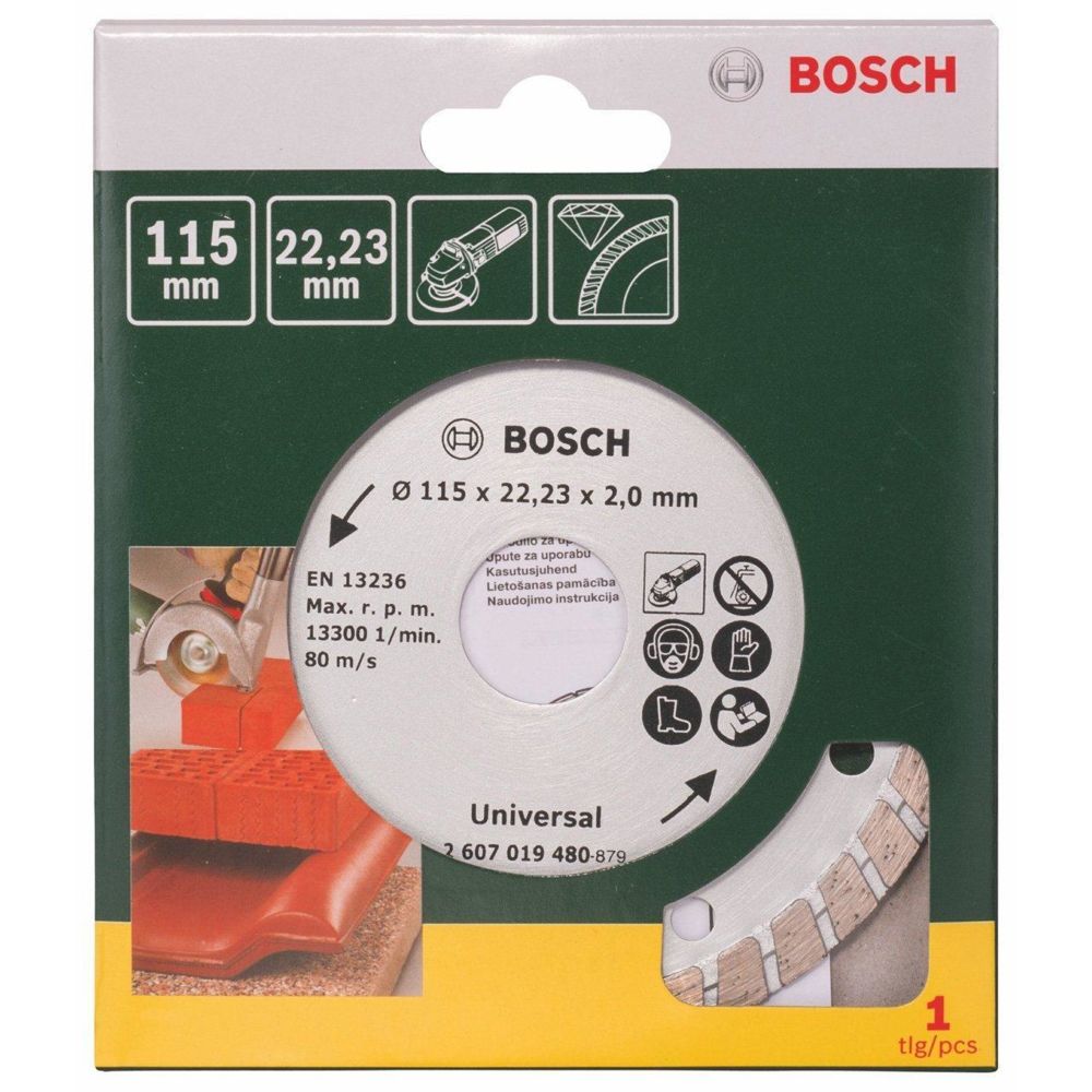 Bosch - Disque à tronçonner Bosch Turbo 115 mm - Outils de coupe