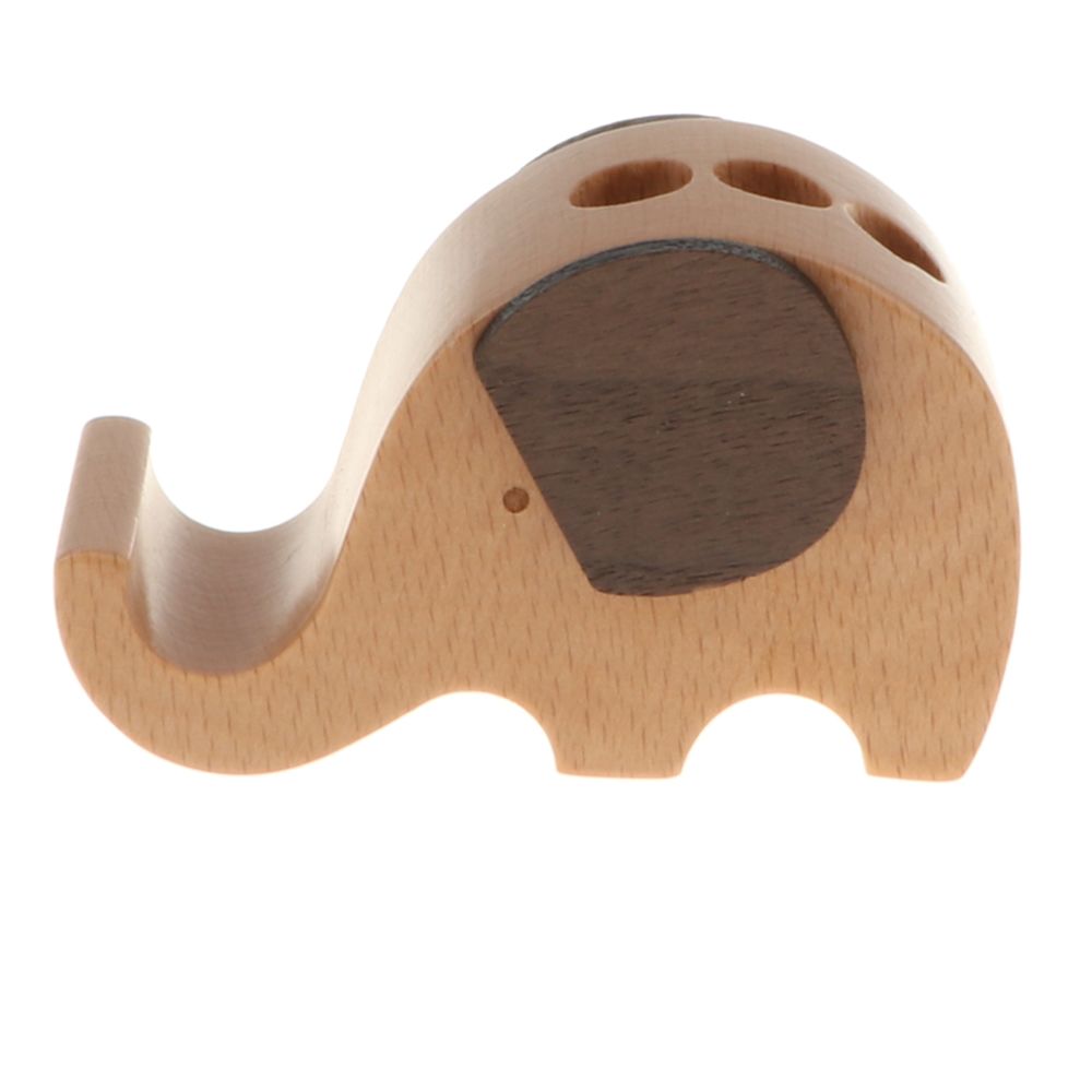 marque generique - Support de téléphone portable en bois pour iPhone X Elephant en bois - Équerre étagère