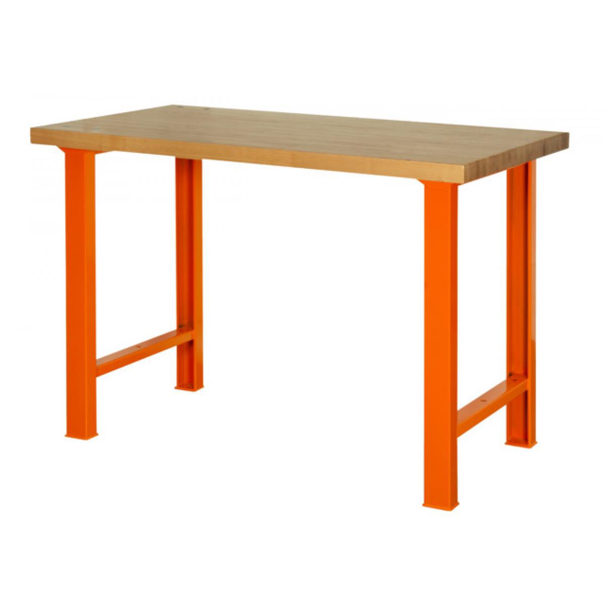 Bahco - Bahco - Etabli d'atelier avec plateau en marronnier 180 cm orange - 1495WB18TW - Etablis
