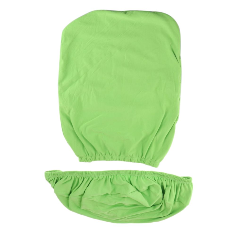 marque generique - Couverture de chaise d'ordinateur de bureau en tissu extensible et solide en spandex, vert pomme - Tiroir coulissant