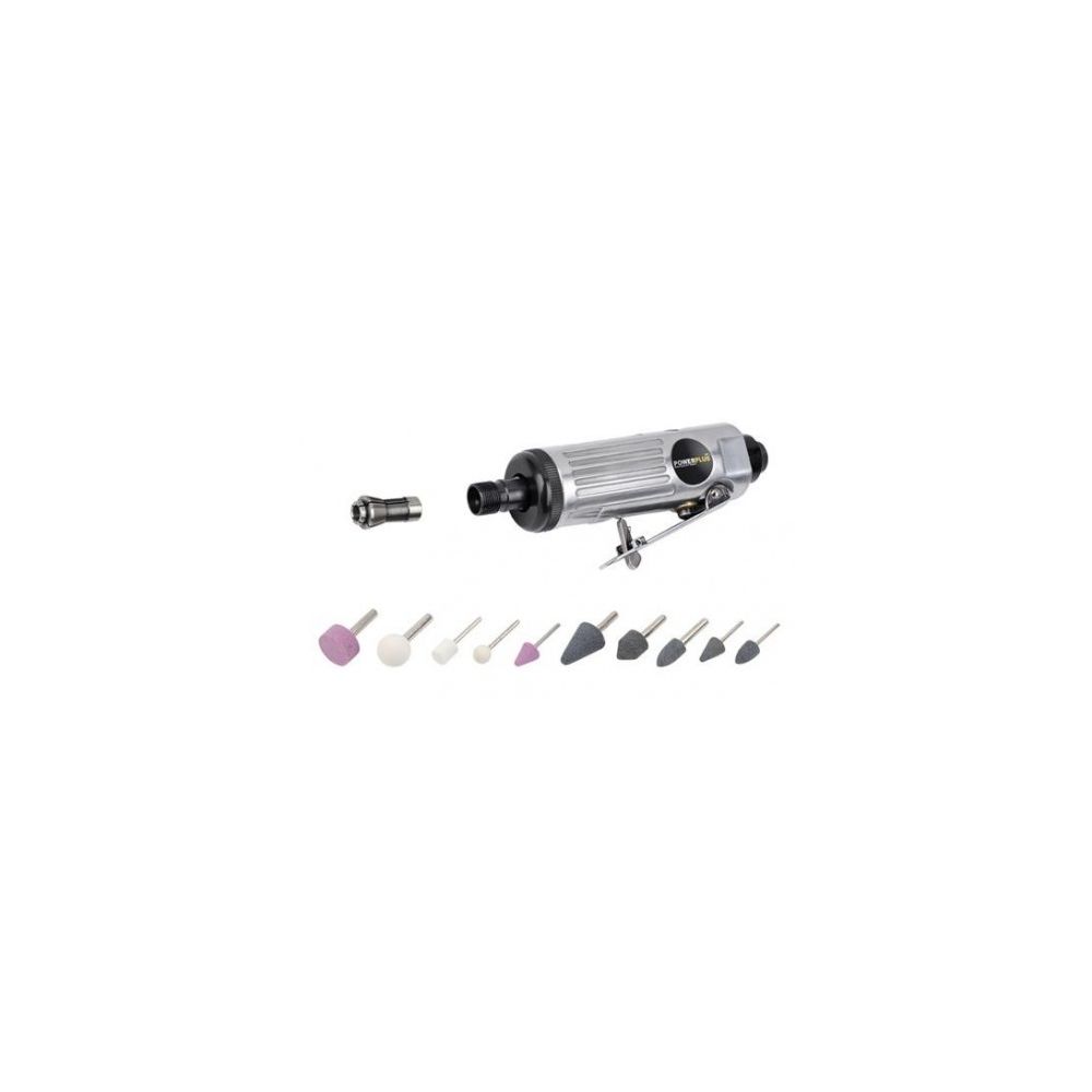 Varo - POWERPLUS Meuleuse droite pneumatique + accessoires - POWAIR0011 - Accessoires compresseurs