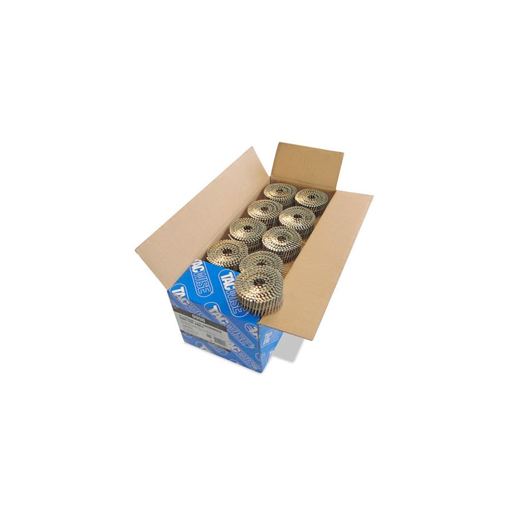 Tacwise - Boîte de 14 400 clous à tête plate, annelés galvanisés en rouleau D. 2,1 x 45 mm - Tacwise - 0998 - Clouterie