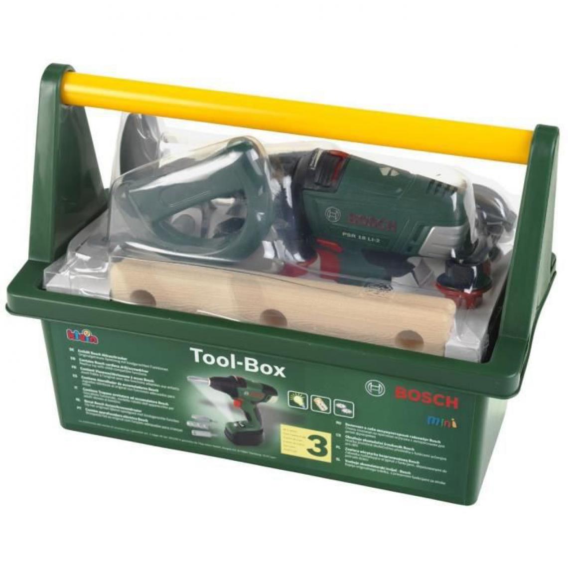Icaverne - BRICOLAGE - ETABLI - OUTIL BOSCH - Mini boîte a outils pour Enfant - Etablis