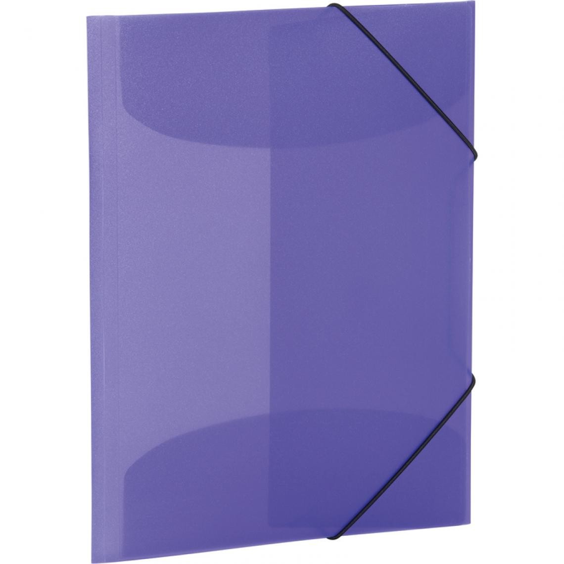 Herma - HERMA Chemise à élastiques, PP, A4, violet translucide () - Outils et accessoires du peintre